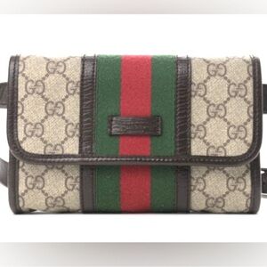 Gucci GG coated canvas waist bag/fanny pack